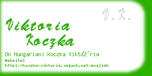 viktoria koczka business card